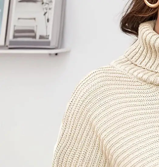 Women’s Oversized Turtleneck Sweater Dress