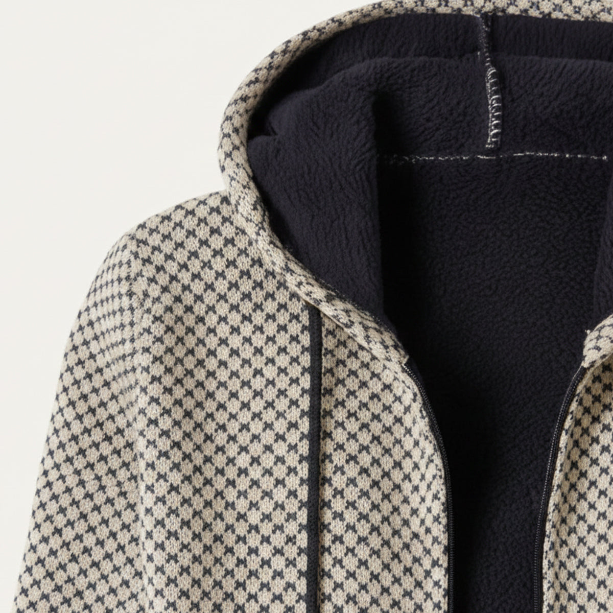 The Copenhagen Hooded Knit Cardigan – Men’s Longline Casual Coat