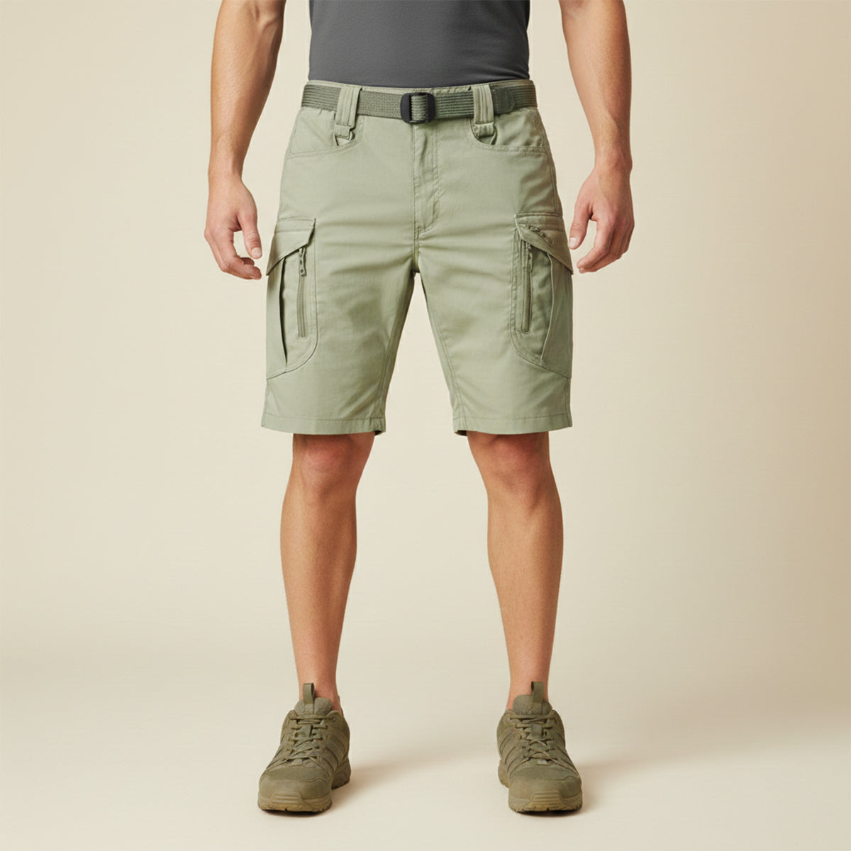 The Glenmere Men’s Lightweight Tactical Cargo Shorts with Pockets
