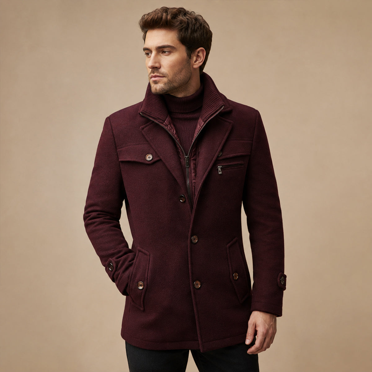 The Stonemont Men’s Smart Casual Winter Coat