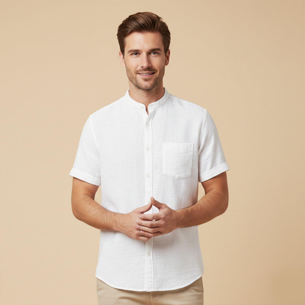 The Sunderland Men’s Oversized Cotton Linen Summer Shirt