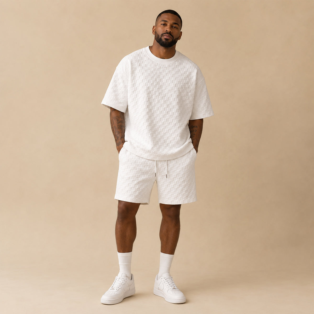 The Franklin Men’s Oversized Summer T-Shirt & Shorts Set