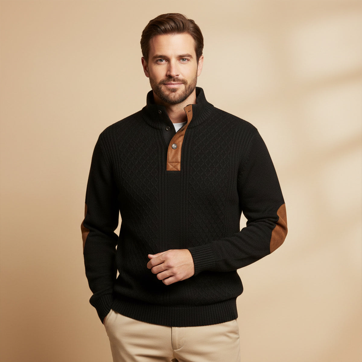 The Kingsley Men’s Luxury Cashmere Knit Sweater