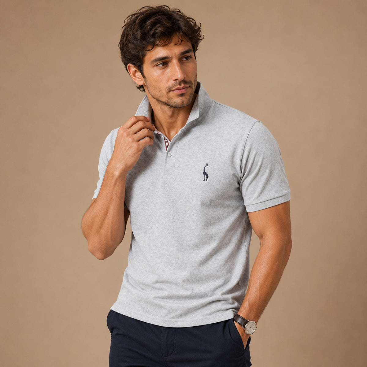 The Treviso Men’s Classic Cotton Polo Shirt