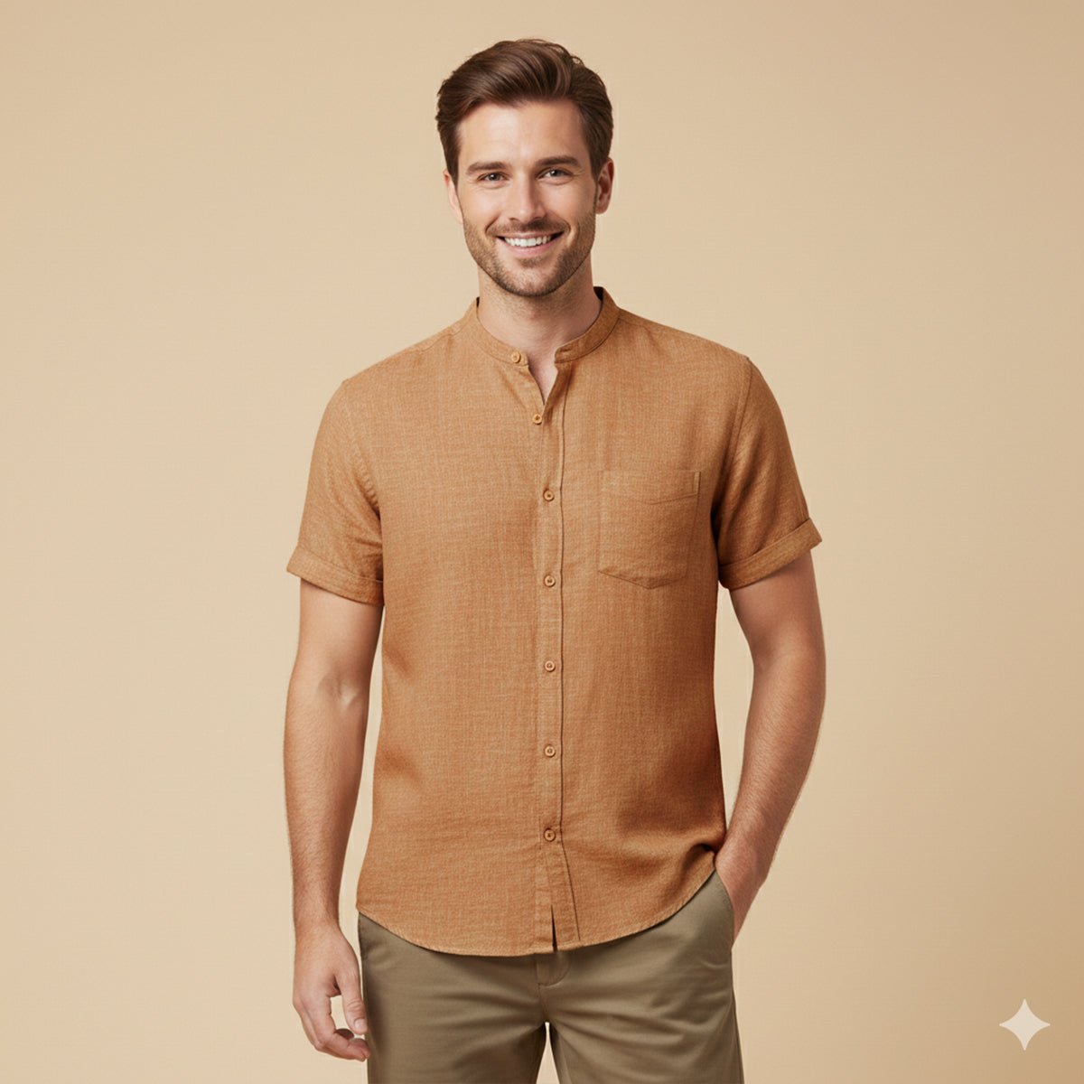 The Sunderland Men’s Oversized Cotton Linen Summer Shirt