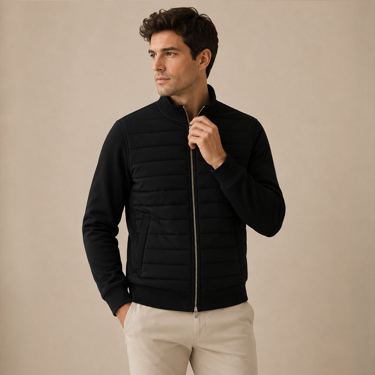 The Vendôme Casual Elegant Bomber Jacket for Men