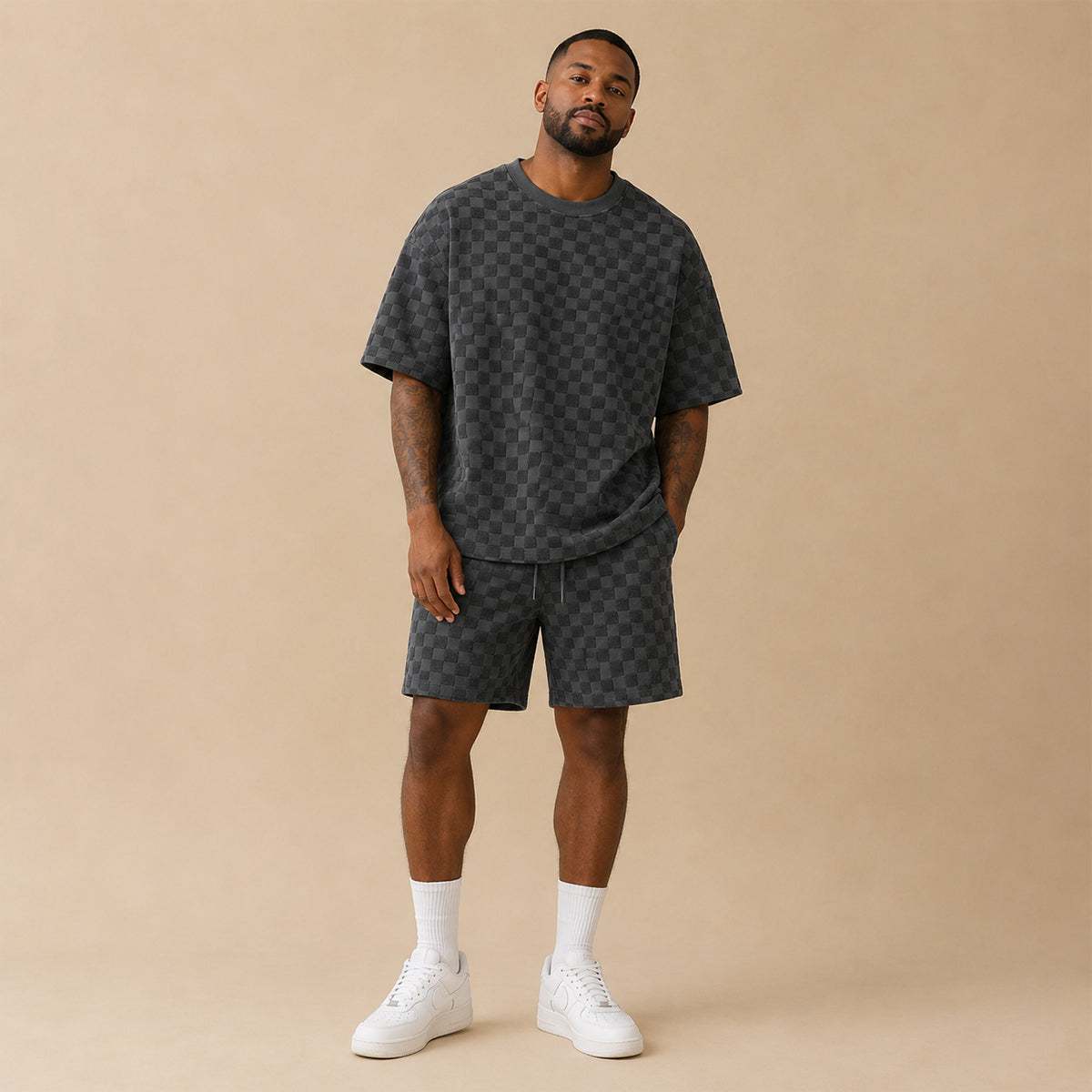 The Franklin Men’s Oversized Summer T-Shirt & Shorts Set