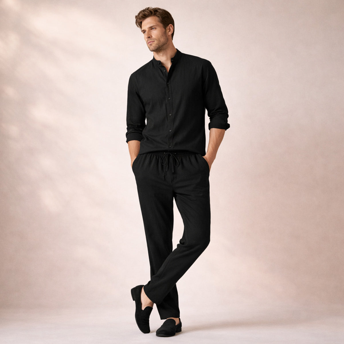 The Hampton Men’s Summer Lightweight Set – Shirt & Pants
