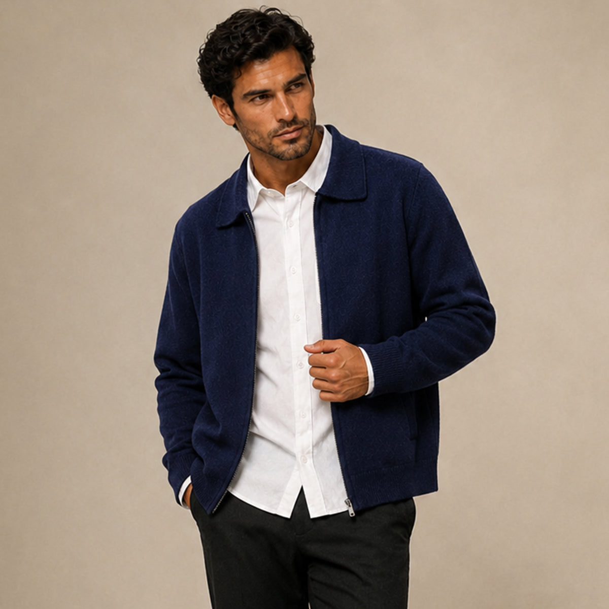 The Timberland Cashmere Sweater – Men's Soft Luxury Wool Knit Cardigan