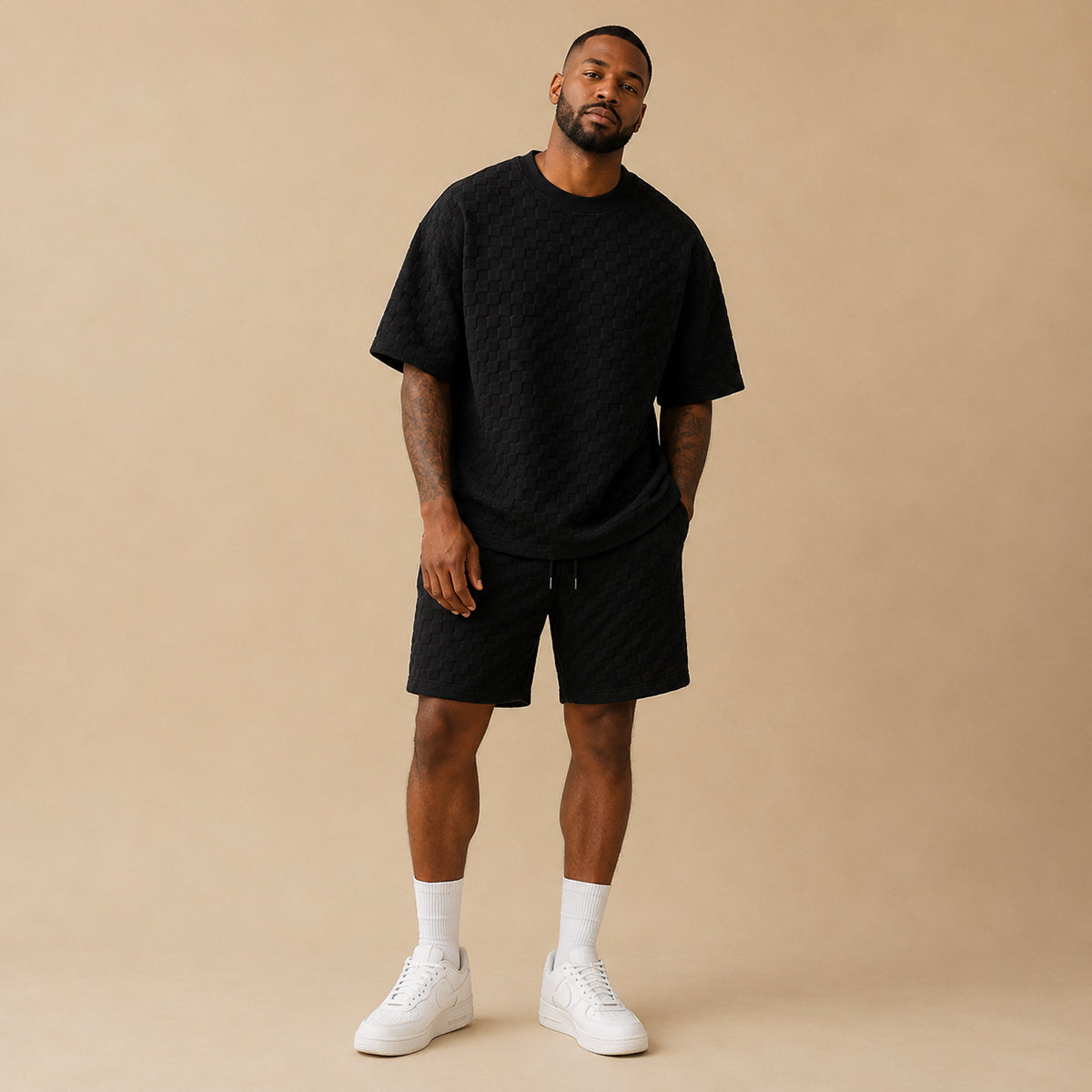 The Franklin Men’s Oversized Summer T-Shirt & Shorts Set
