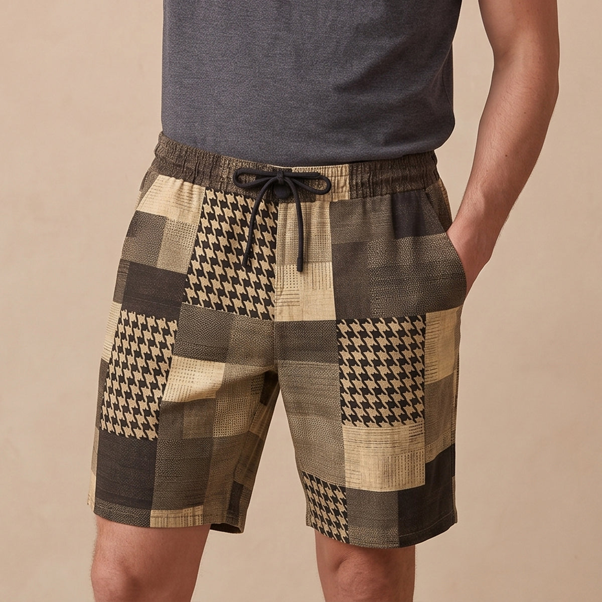 The Oakwood Men’s Colourful Casual Summer Drawstring Shorts