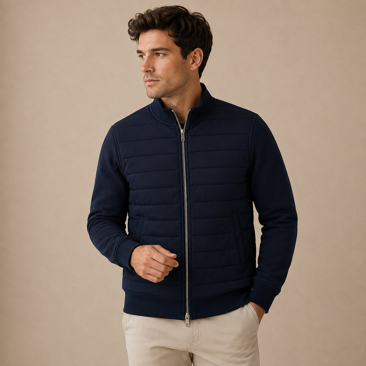 The Vendôme Casual Elegant Bomber Jacket for Men