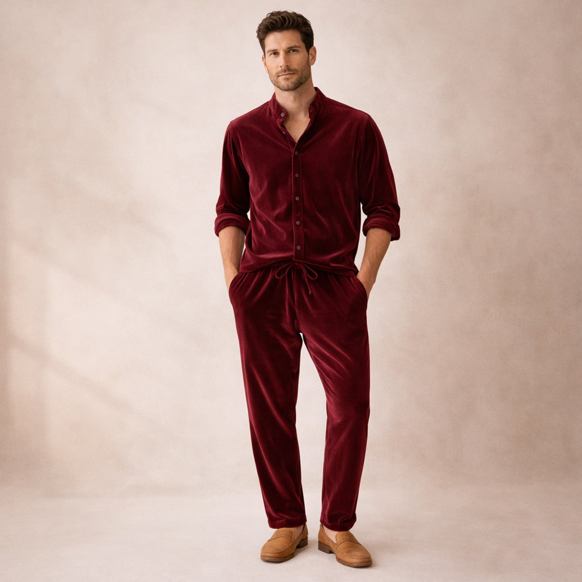 The Marble Arch Men’s Summer Casual Set – Shirt & Pants