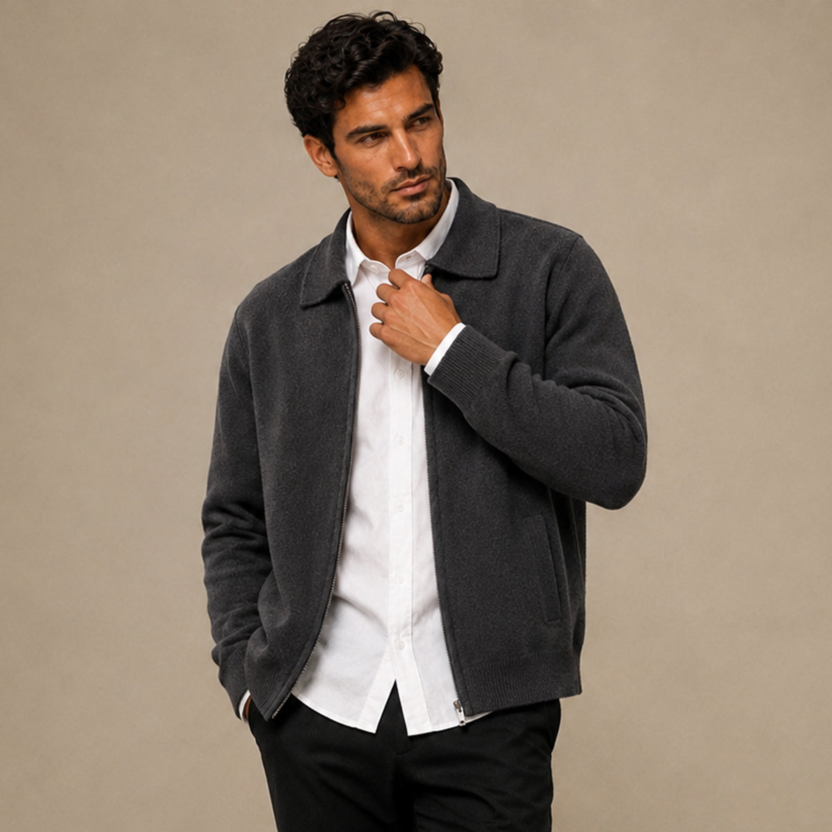 The Timberland Cashmere Sweater – Men's Soft Luxury Wool Knit Cardigan