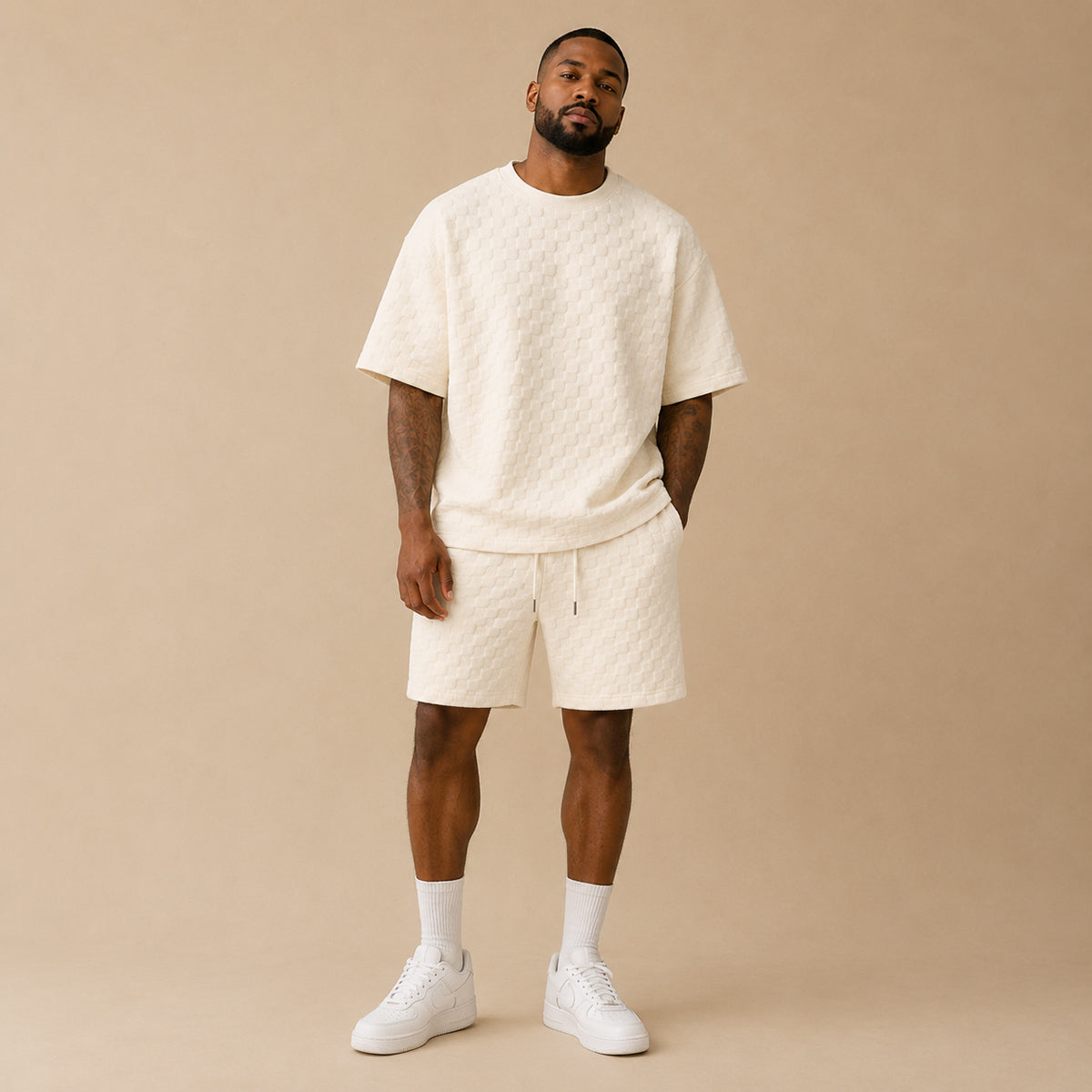 The Franklin Men’s Oversized Summer T-Shirt & Shorts Set