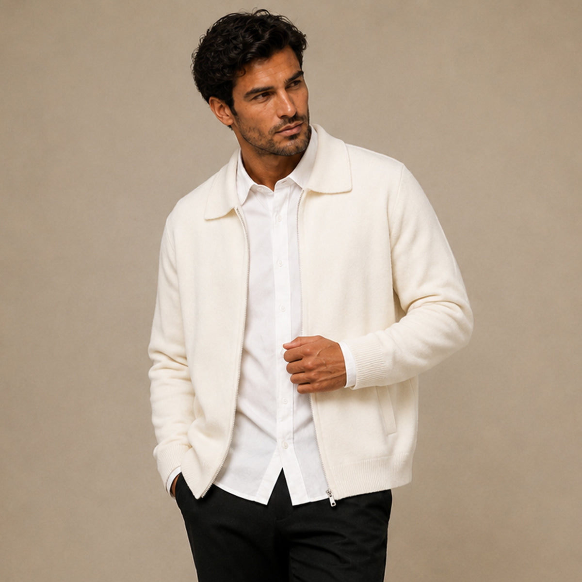 The Timberland Cashmere Sweater – Men's Soft Luxury Wool Knit Cardigan