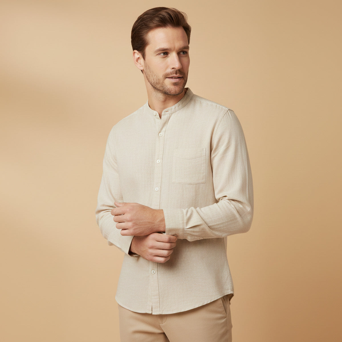 The Brighton Linen Shirt –  Long Sleeve Shirt for Men