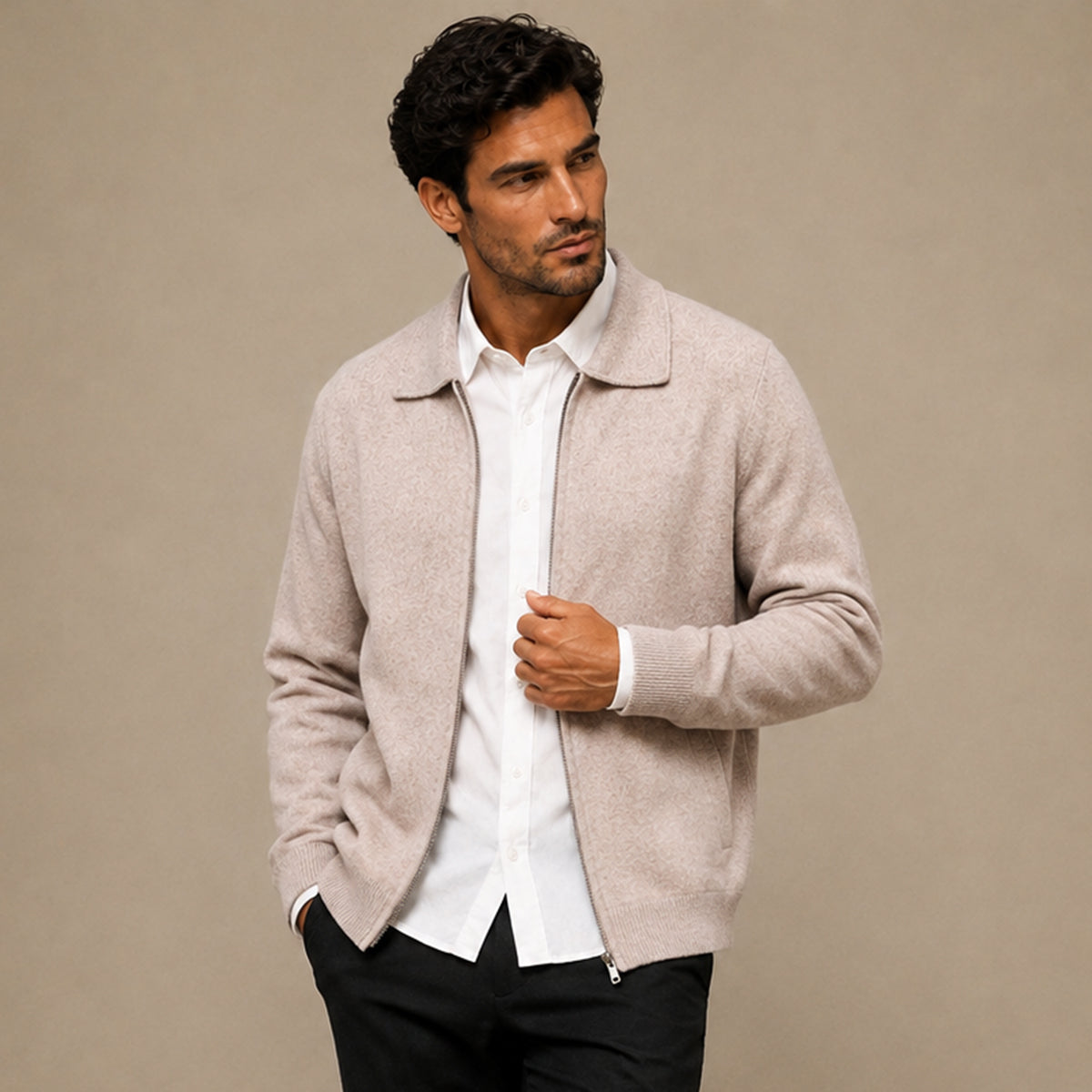 The Timberland Cashmere Sweater – Men's Soft Luxury Wool Knit Cardigan