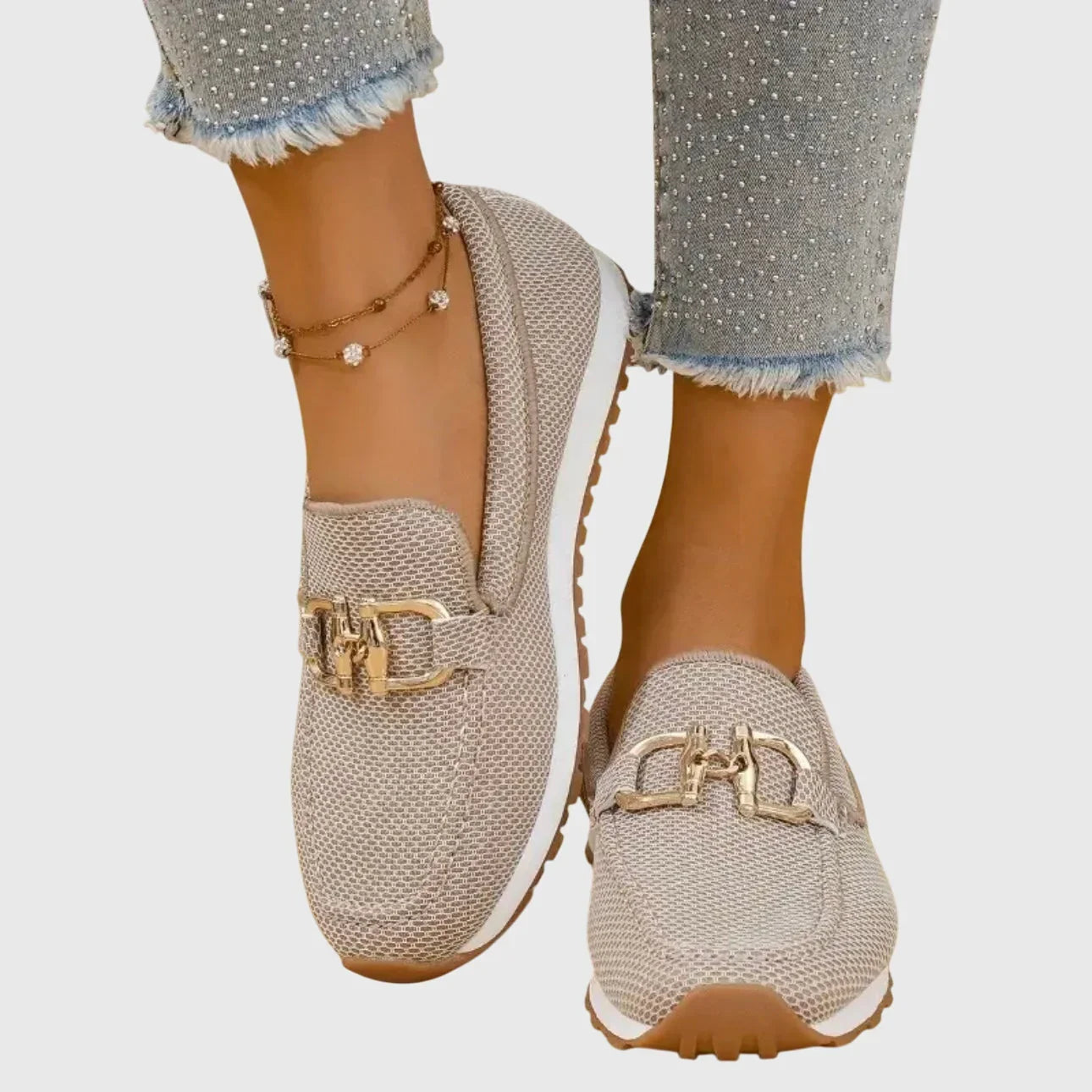Slip On Mesh Loafer Sneaker with Lug Sole
