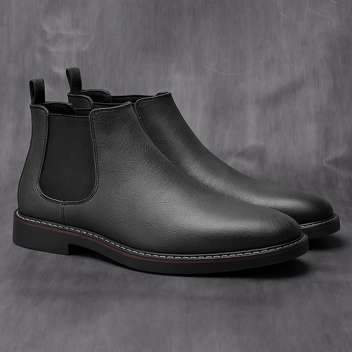 The Staffordshire Men's Classic Leather Chelsea Ankle Boots