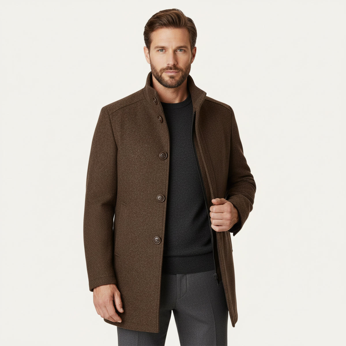 The Vienna Wool Coat – Men’s Classic Overcoat