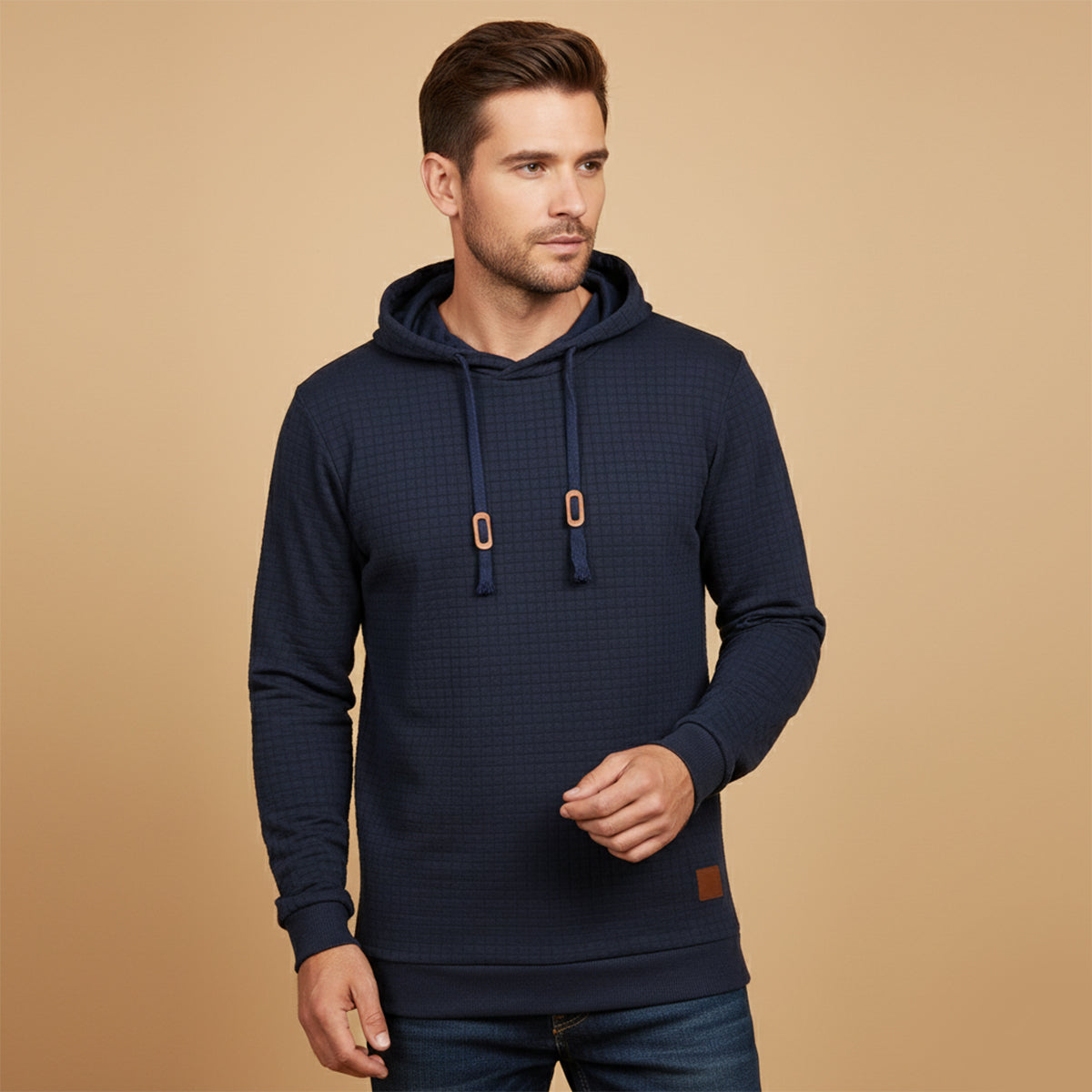 The Watford Men’s Hooded Warm Knit Sweater