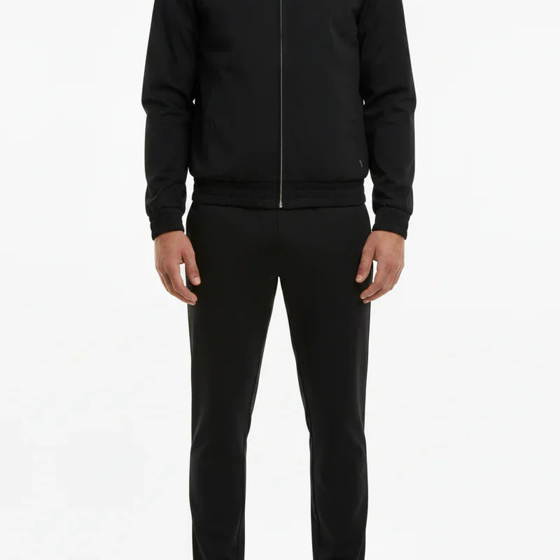 The Reno Men's Premium Tech Tracksuit Set - Black