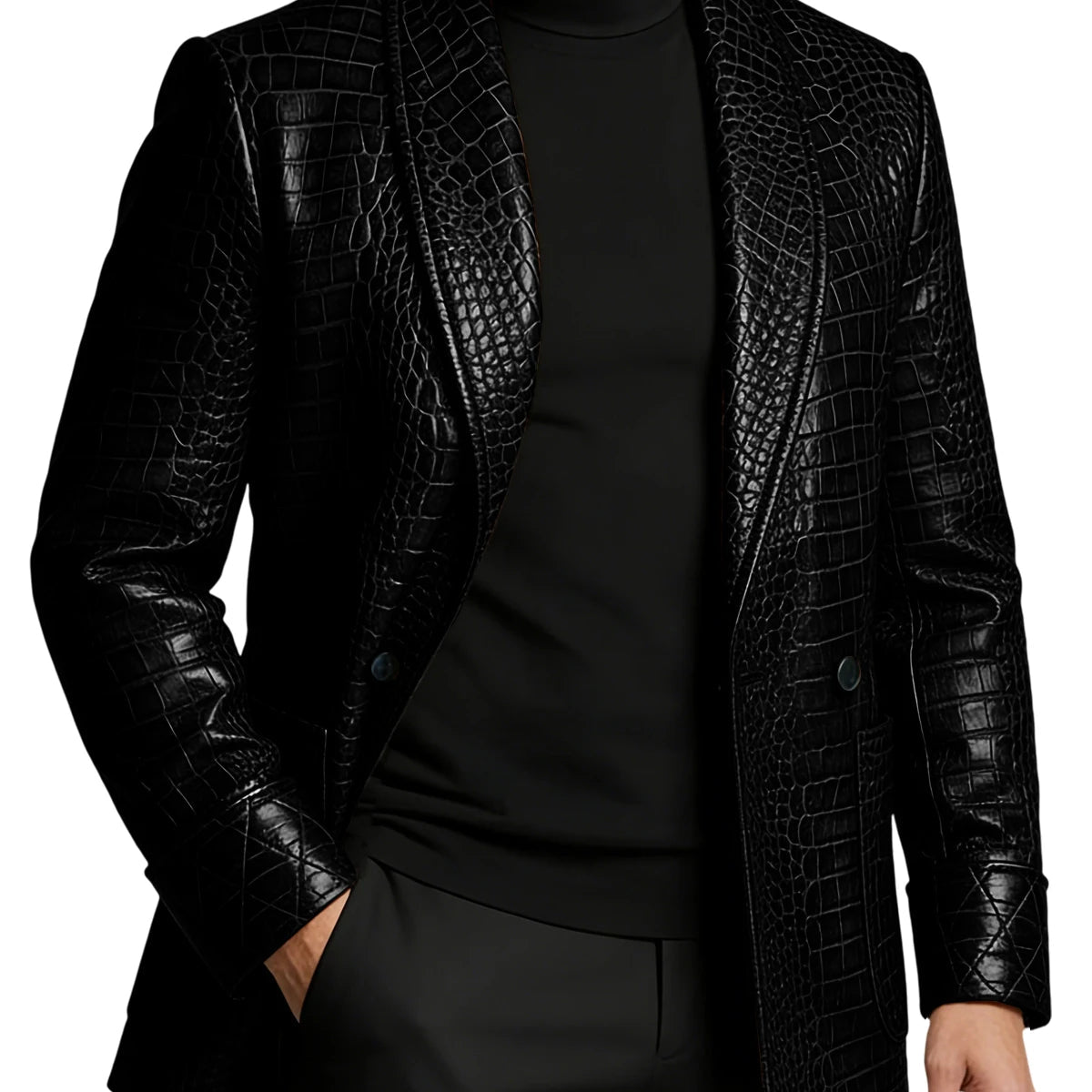 The Oakmere Men's Embossed Slim Fit Blazer