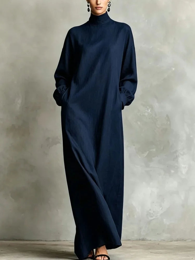 Women’s High Neck Maxi Dress
