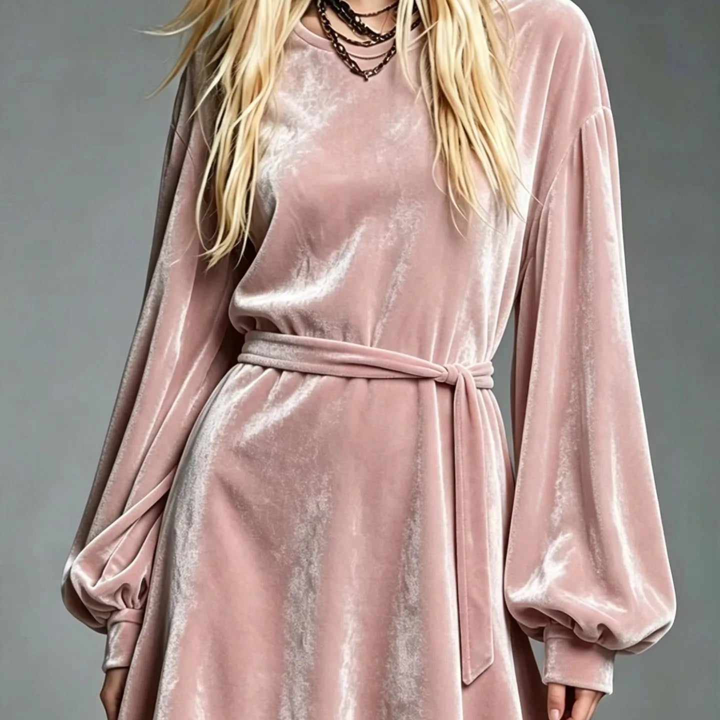 Women’s Elegant Velvet Dress